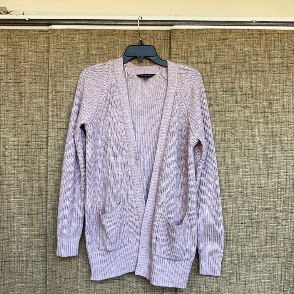 Rock and Republic cotton blend open cardigan sweater